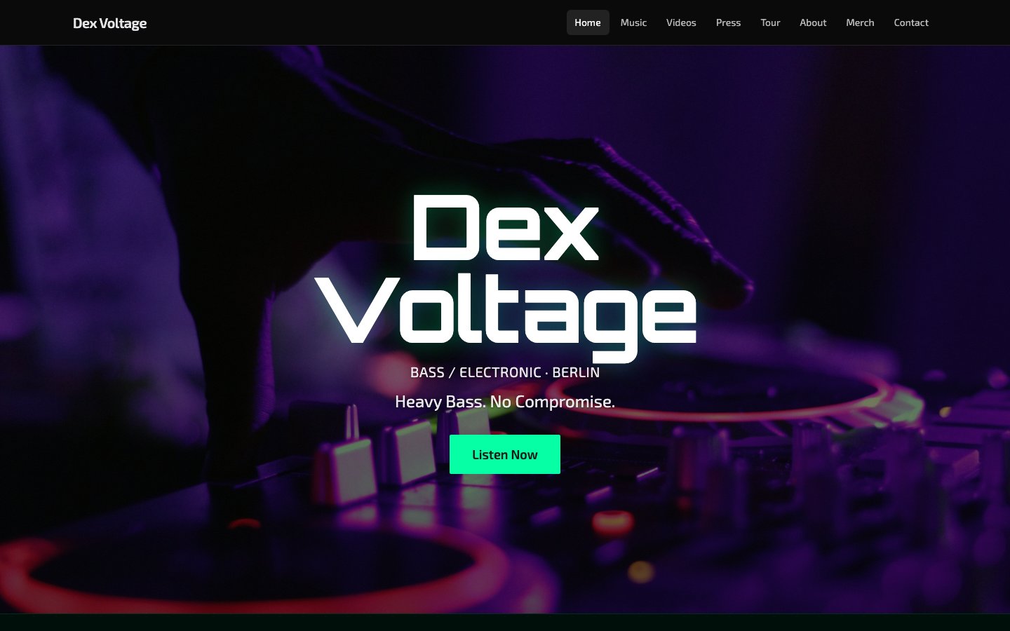 dex-voltage site preview